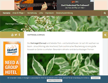 Tablet Screenshot of hartriegel.info